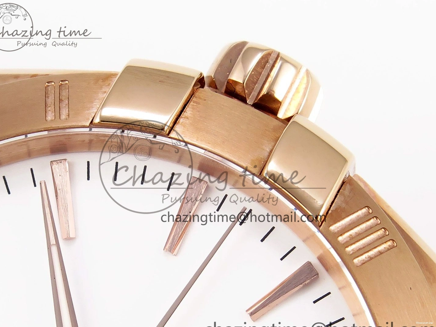 0202 DailyWear Constellation 39mm RG ASWF 1:1 Best Edition White Dial on RG Bracelet A 7781